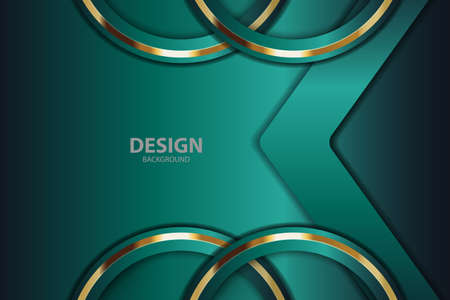 gold abstract background banner with circle gold color creative digital light modernのイラスト素材