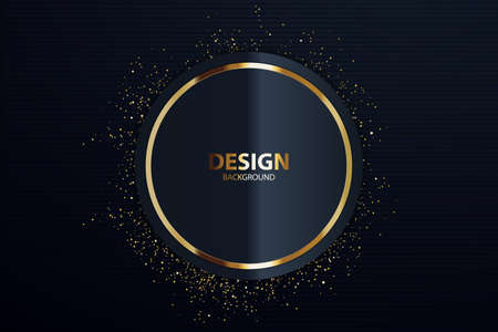 gold Abstract vector background board for text and message design modern. vector illustrationのイラスト素材