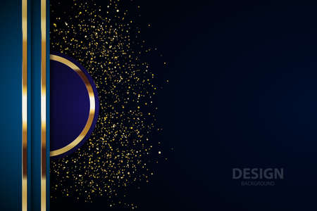 gold Abstract vector background board for text and message design modern. vector illustrationのイラスト素材