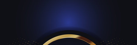 gold banner Abstract vector background board for text and message design modern. vector illustrationのイラスト素材