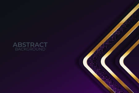 gold banner Abstract vector background board for text and message design modern. vector illustrationのイラスト素材