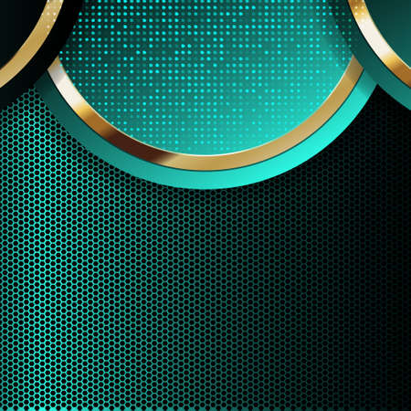 gold banner Abstract vector background board for text and message design modern. vector illustrationのイラスト素材