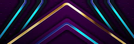 gold banner Abstract vector background board for text and message design modern. vector illustration