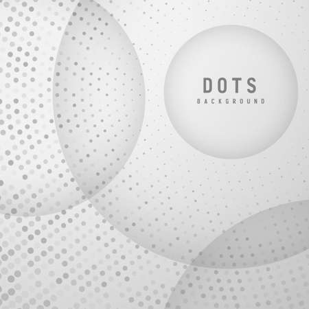 banner Abstract geometric white and gray color background vector illustration.の写真素材