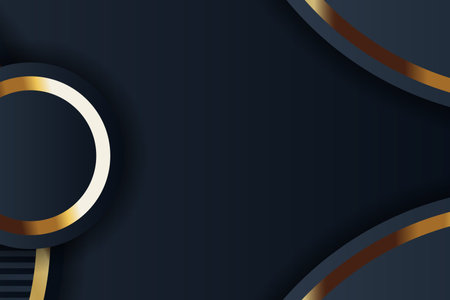 gold banner design with minimalist modern style gold luxury