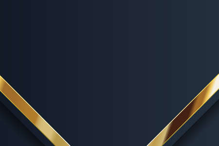 gold banner design with minimalist modern style gold luxuryの写真素材