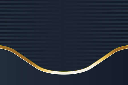 gold banner design with minimalist modern style gold luxuryのイラスト素材