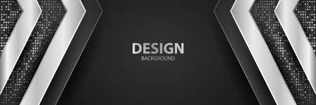 banner Abstract vector background board for text and message design modernの写真素材