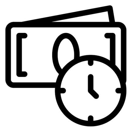 Businesss icon line black and whiteの写真素材