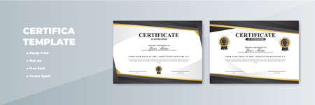 Creative Certificate of Appreciation Award Templateのイラスト素材