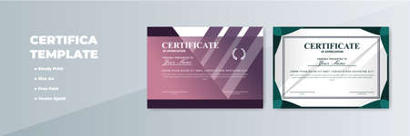 Creative Certificate of Appreciation Award Templateのイラスト素材