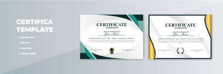 Creative Certificate of Appreciation Award Templateのイラスト素材