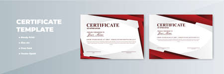 Creative Certificate of Appreciation Award Templateのイラスト素材