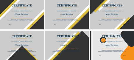 Creative Certificate of Appreciation Award Templateのイラスト素材