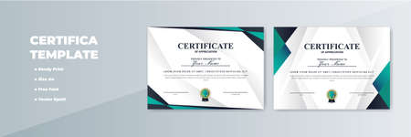 Creative Certificate of Appreciation Award Templateのイラスト素材