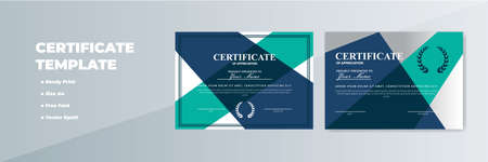 Creative Certificate of Appreciation Award Templateのイラスト素材