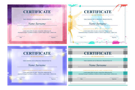 Creative Certificate of Appreciation Award Templateの写真素材