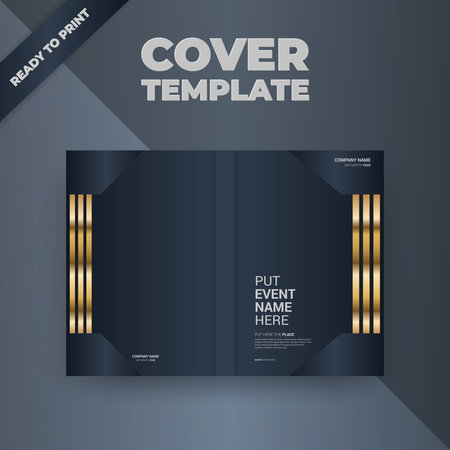Flyer brochure design template cover. business cover size A4 templateのイラスト素材