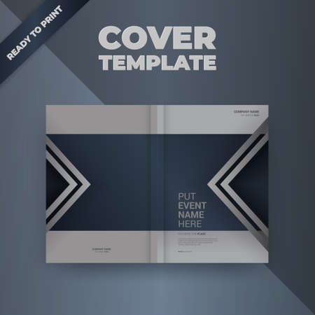 Flyer brochure design template cover. business cover size A4 templateのイラスト素材