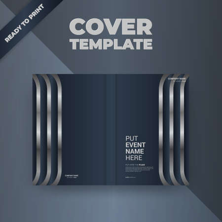 Flyer brochure design template cover. business cover size A4 templateのイラスト素材