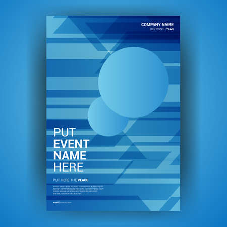 Flyer brochure design template cover. business cover size A4 templateのイラスト素材