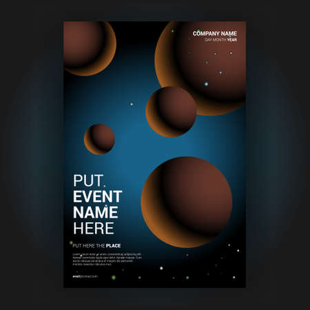 Flyer brochure design template cover. business cover size A4 templateのイラスト素材