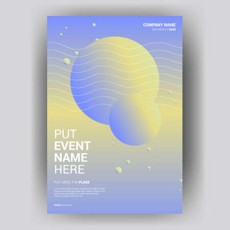 Flyer brochure design template cover. business cover size A4 templateのイラスト素材