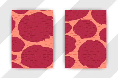 cover template design with modern style magazine free vector