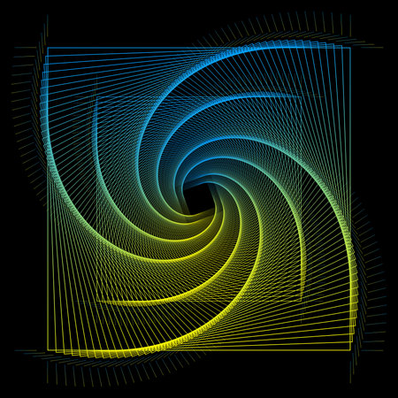 line gradient colorfull