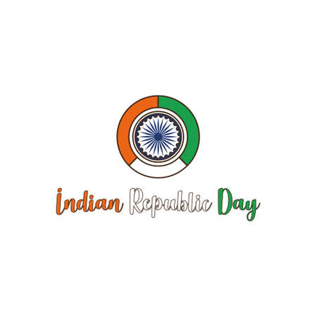 Indian Republic Day vector conceptのイラスト素材