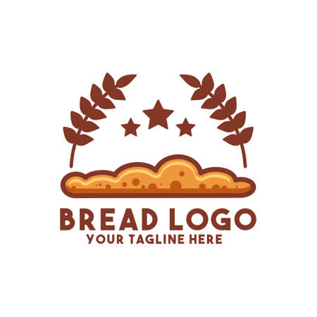 bread logo modern concept designのイラスト素材