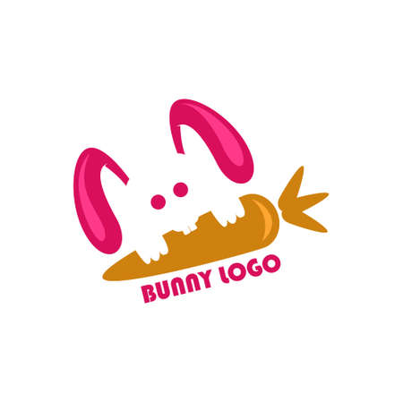 bunny logo modern concept logo designのイラスト素材