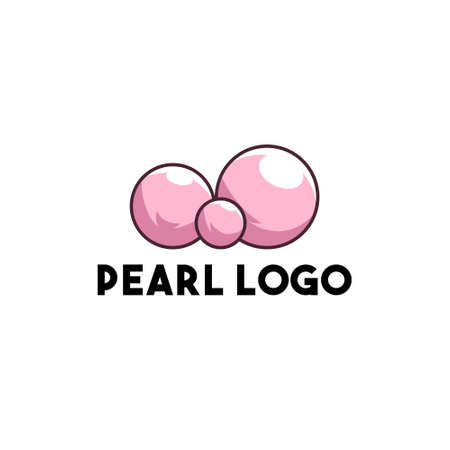 pearl logo design concept modern artのイラスト素材