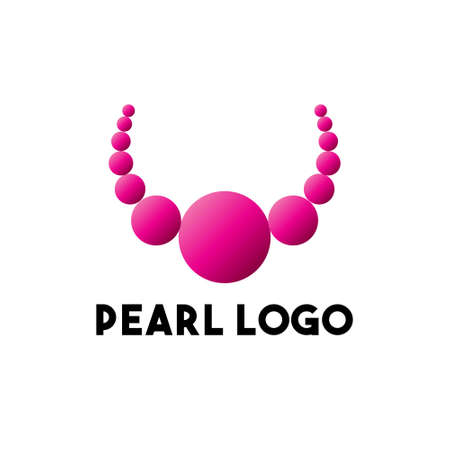pearl logo design concept modern artのイラスト素材