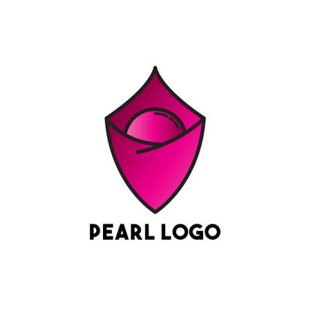 pearl logo design concept modern artのイラスト素材