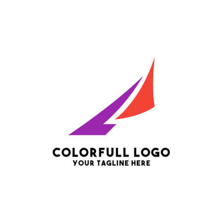 coorporate logo design modernのイラスト素材