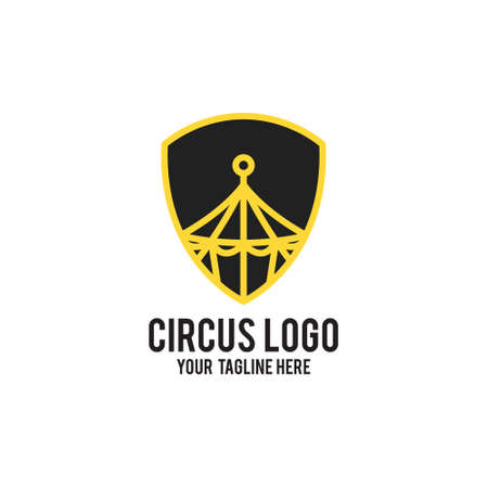circus logo design modern conceptのイラスト素材
