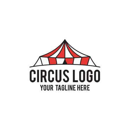 circus logo design modern conceptのイラスト素材