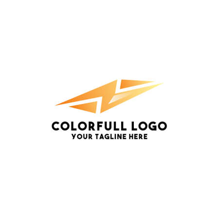coorporate logo design modernのイラスト素材