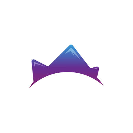 mountain logo modern design conceptのイラスト素材