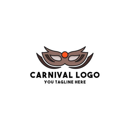 carnival logo concept design modernのイラスト素材