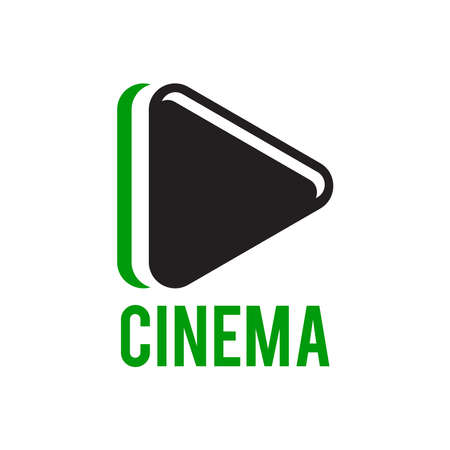 cinema logo modern design conceptのイラスト素材
