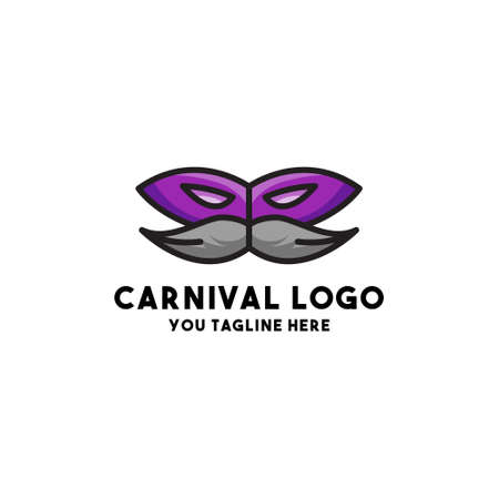 carnival logo concept design modernのイラスト素材