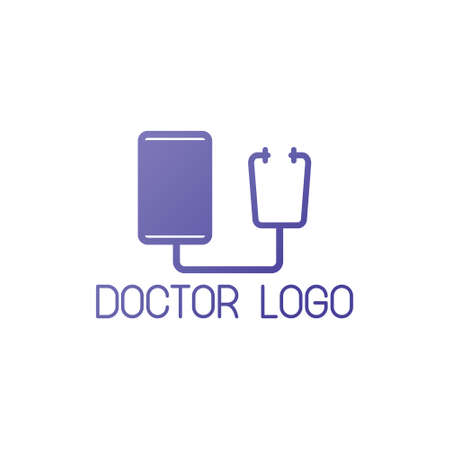 doctor logo health modern concept artのイラスト素材