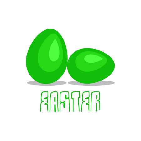 easter logo day concept art modernのイラスト素材