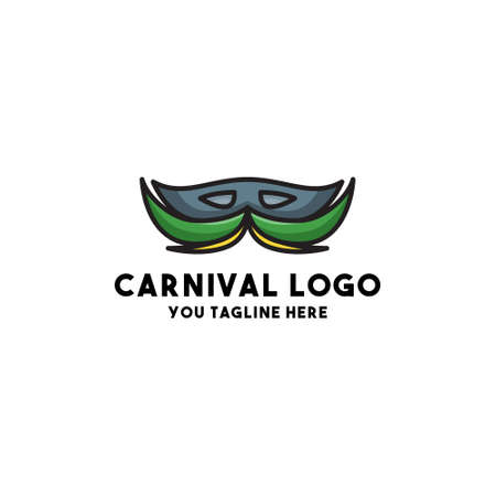 carnival logo concept design modernのイラスト素材