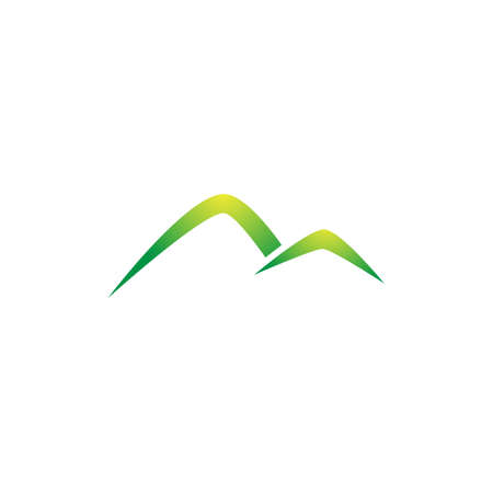 mountain logo modern design conceptのイラスト素材