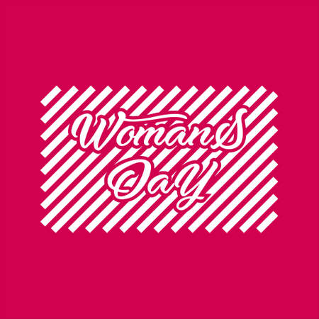 women day illustration modern design typoのイラスト素材