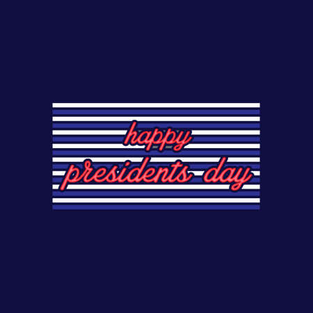 president day illustration design modernのイラスト素材