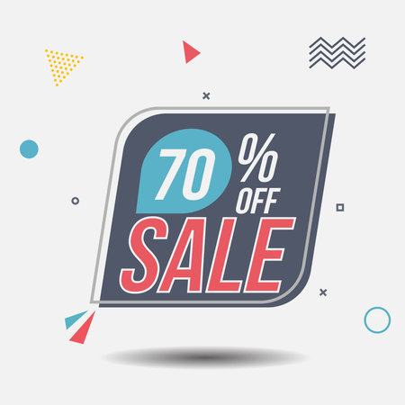 sale banner modern design colorful dor modern design